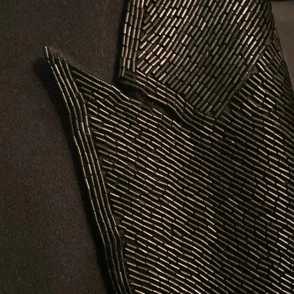 Eleanor P Brenner vintage black blazer - women’s L - wool/silk - beaded - Picture 8 of 8